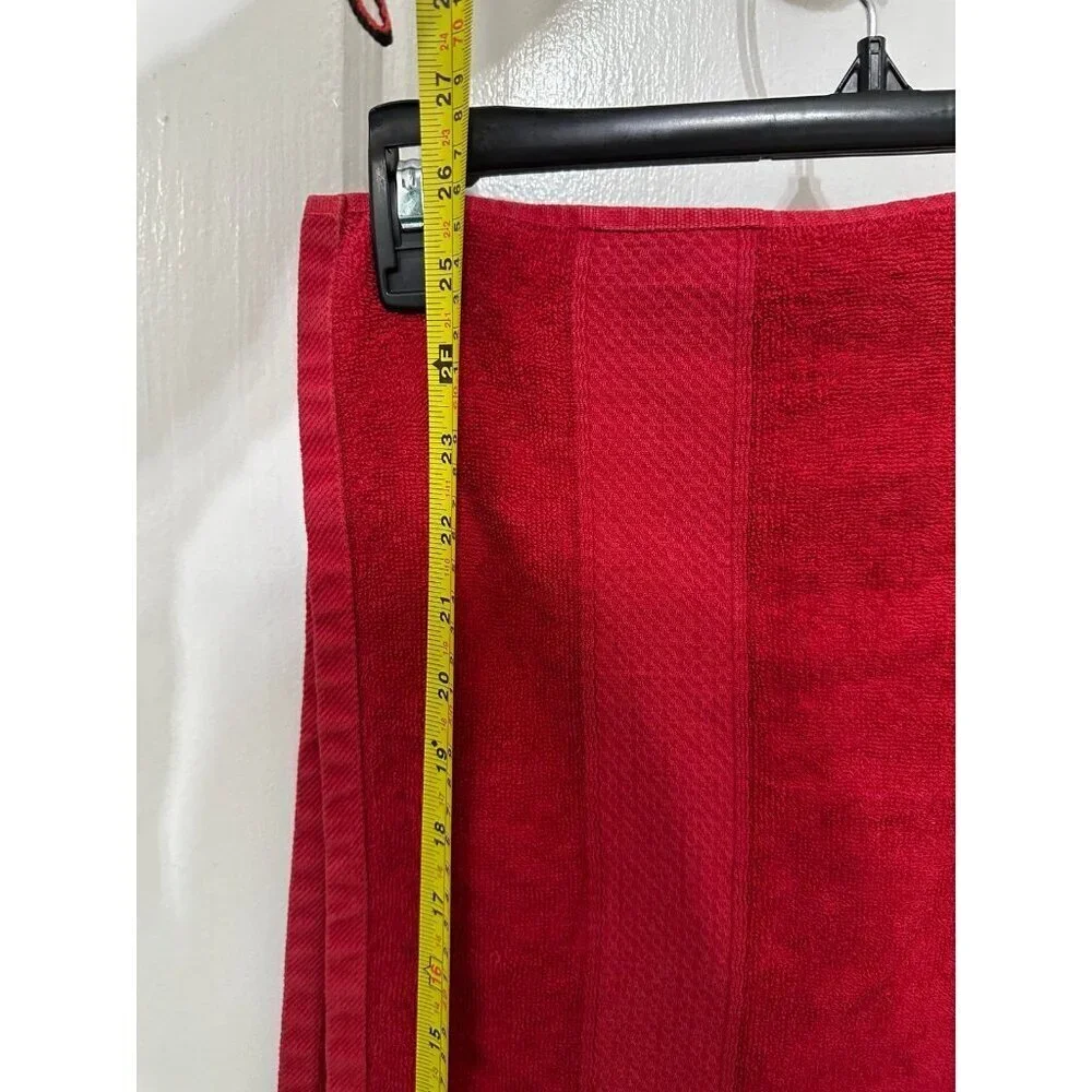 Red Bath Towel
